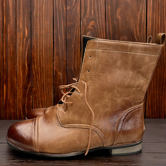 Milford - Cizme până la jumătate cu vârf rotund pentru bărbați