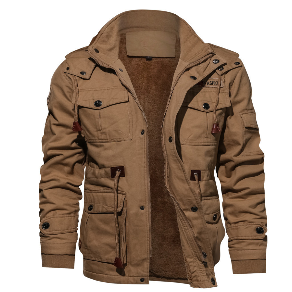 Anthony - Stilată, călduroasă jachetă de catifea pentru bărbați