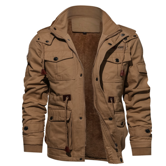 Anthony - Stilată, călduroasă jachetă de catifea pentru bărbați