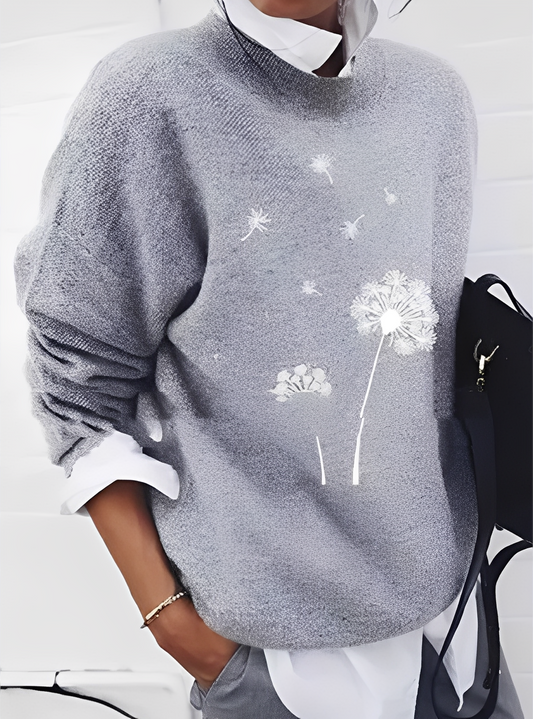 Milly - Pulover stilizat, lejer cu print pentru femei