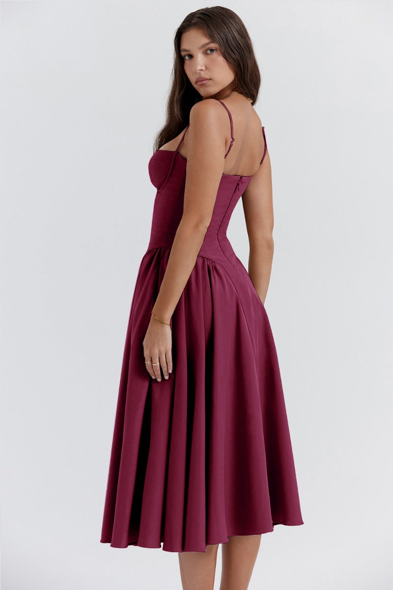 Jutte - Rochie Midi Fără Mâneci pentru Femei