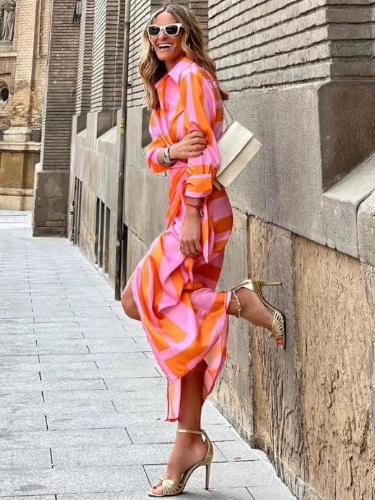 Arkisha - Rochie Midi Elegantă Femei