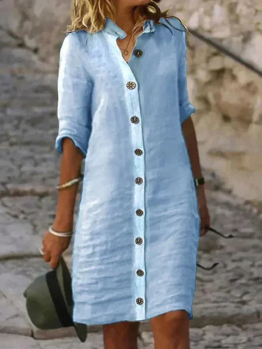 Sanya – Rochie de Vară din In Ușor