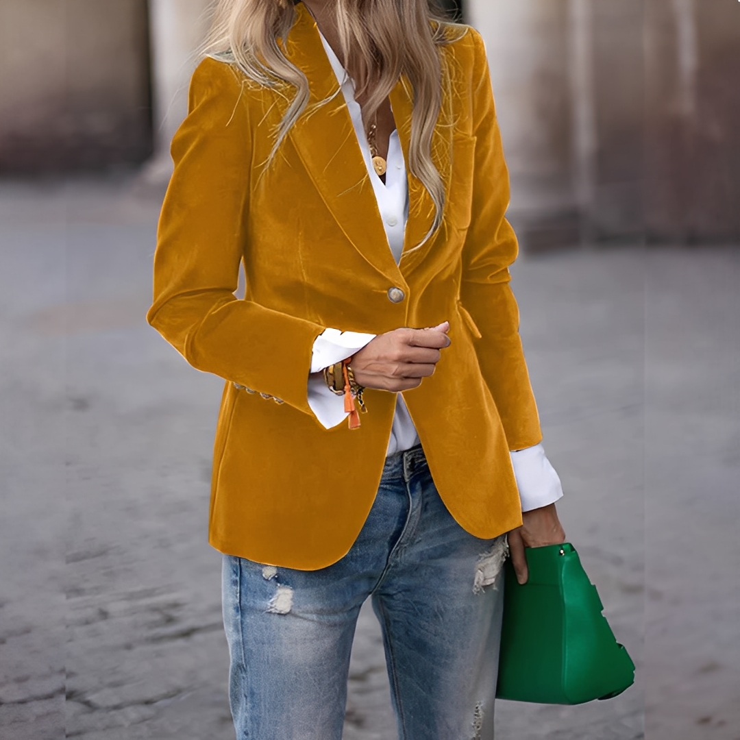 Lyliane - Jachetă clasică casual cu nasturi pentru femei