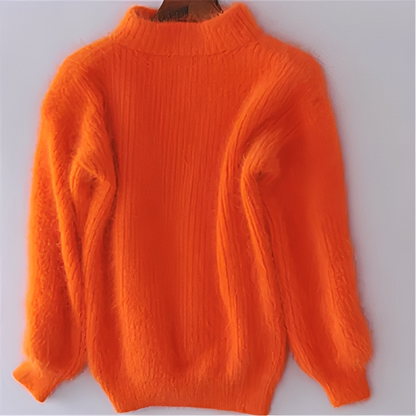 Maude - Pulover modern cu guler înalt confortabil pentru femei