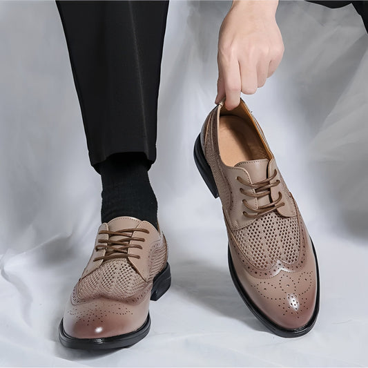 Lawrence - Elegante formale pantofi din piele Oxford pentru bărbați