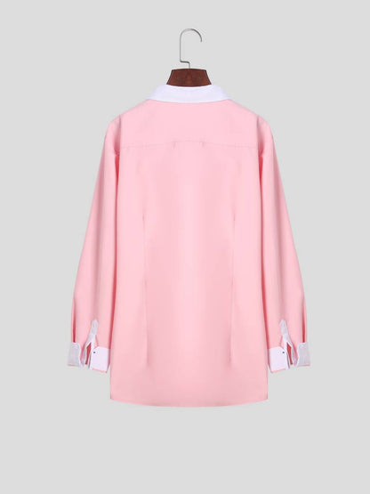 Tonie – Cămașă Elegantă cu Contrast cu Croială Modernă