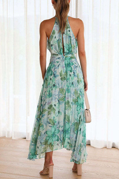 Jinora - Rochie versatilă midi cu model floral