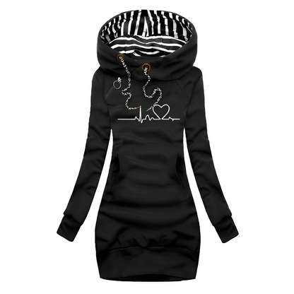 Amandine - Rochie-pulover comodă pentru femei