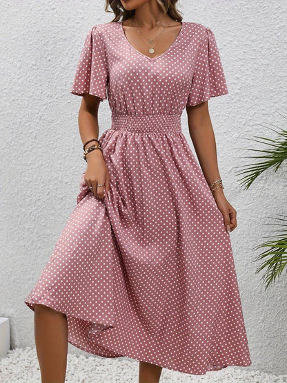 Melanie - Rochie cu Imprimeu Floral Vibrant pentru Primăvară și Vară