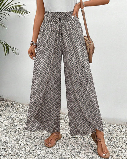 Sapphira - Pantaloni damă cu model grafic