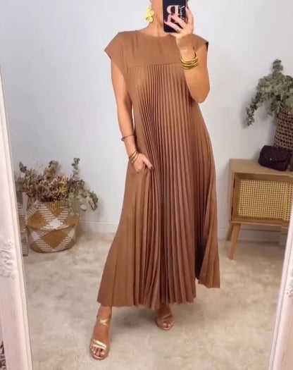 Gillian - Elegant Maxi Dress Monocrom
