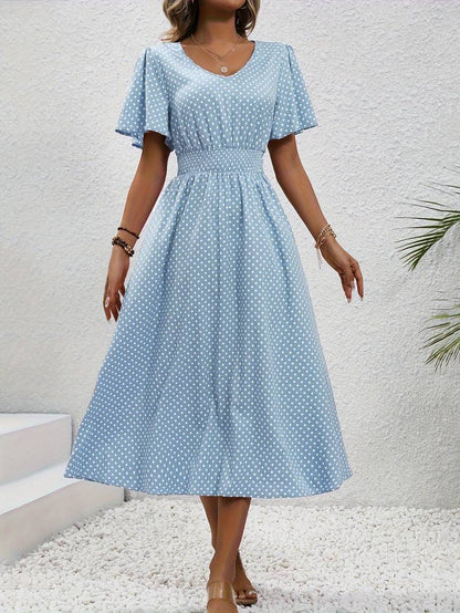 Melanie - Rochie cu Imprimeu Floral Vibrant pentru Primăvară și Vară