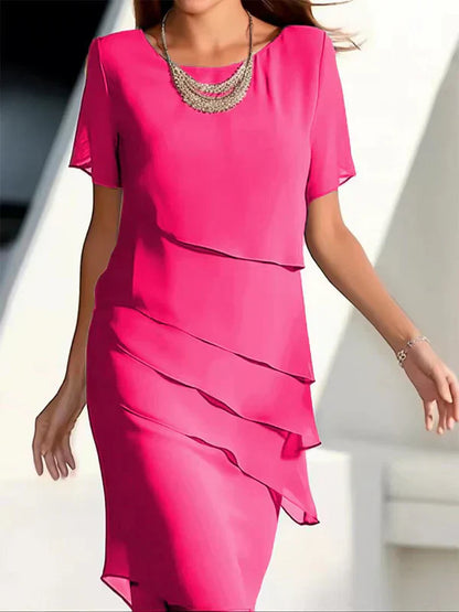 Georgina - Rochie elegantă de vară cu straturi