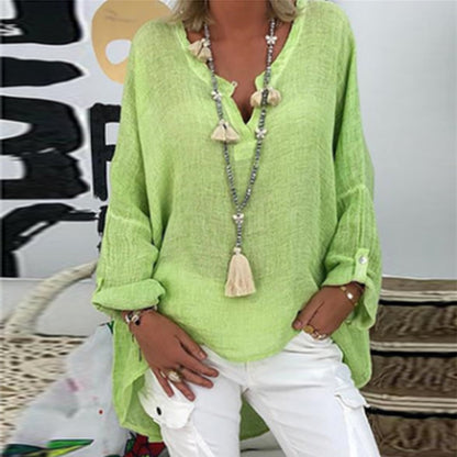 Mia – Bluza elegantă din in