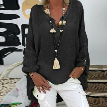 Mia – Bluza elegantă din in