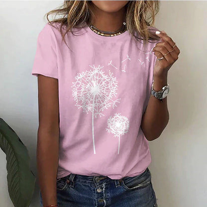 Nianna - Femei Tricou Vară Mânecă Scurtă