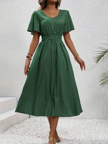 Melanie - Rochie cu Imprimeu Floral Vibrant pentru Primăvară și Vară