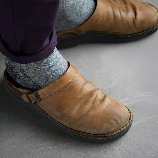 Devin - Papuci de piele confortabili pentru bărbați