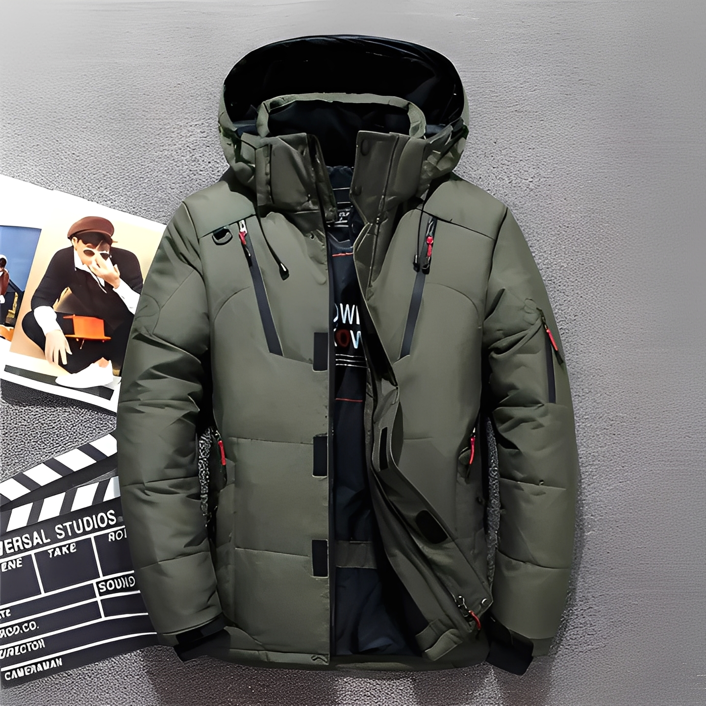 Rafael - Geacă de iarnă confortabilă pentru bărbați