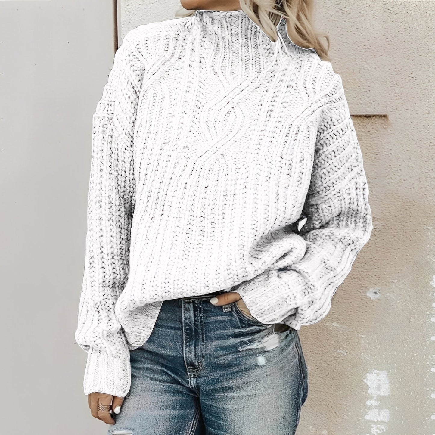 Kendal - Pulover tricotat cald și elegant pentru femei