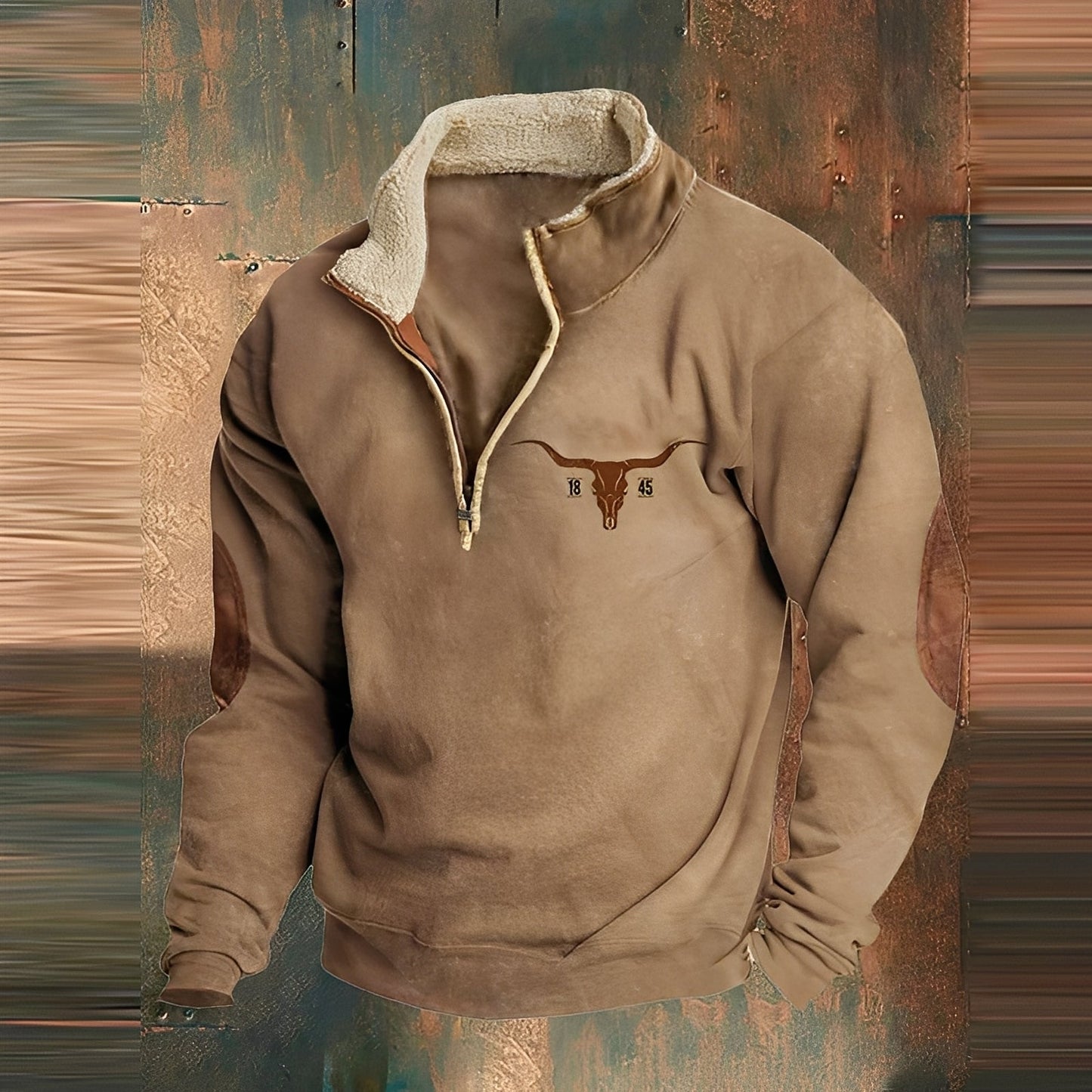 Kenton - Pulover stilat cu fermoar pentru bărbați