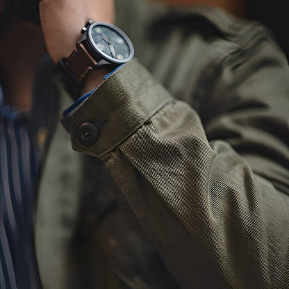 Arnold - Jachetă clasică de spălat cu buzunare pentru bărbați