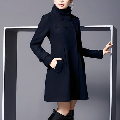 Maree - Manta cu glugă lejeră cu buzunare laterale pentru femei