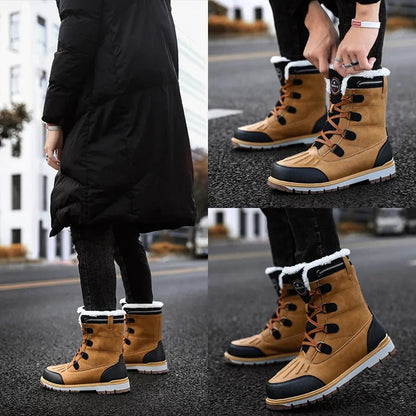 Graysen - Cizme de zăpadă izolate și impermeabile pentru bărbați