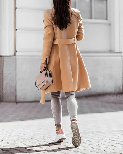Deena - Palton elegant și confortabil din lână pentru femei