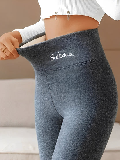 Kristeen - Pantaloni slim-fit cu căptușeală moale pentru femei