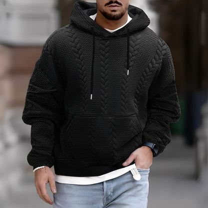 Wallis - Stilouă, lejer tricotată jachetă cu glugă pentru bărbați