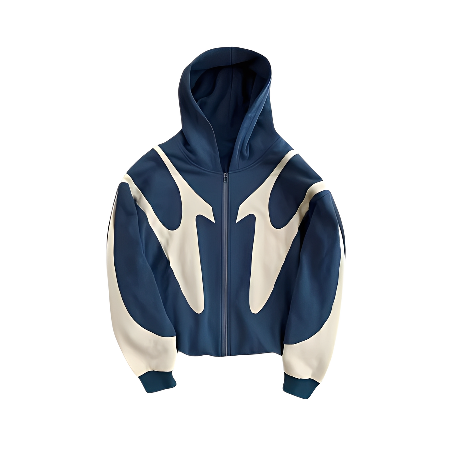 Lloyd - Hanorac modern cu fermoar și print grafic pentru bărbați