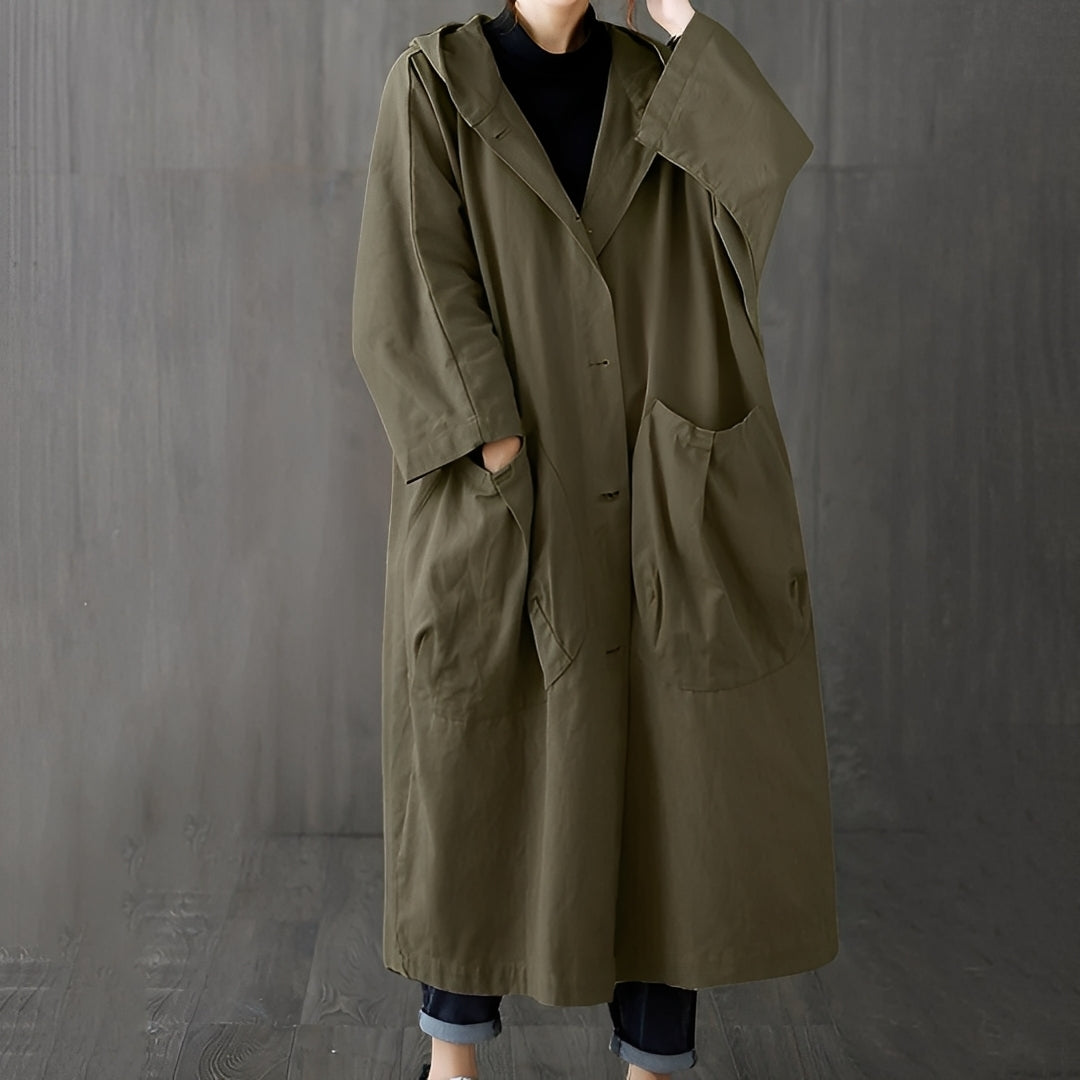 Myranda - Trench modern cu buzunare pentru femei