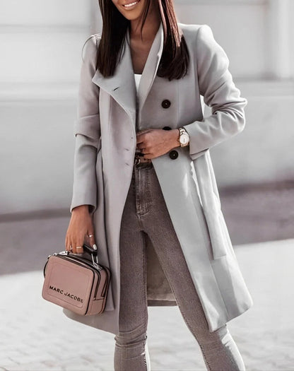 Deena - Palton elegant și confortabil din lână pentru femei