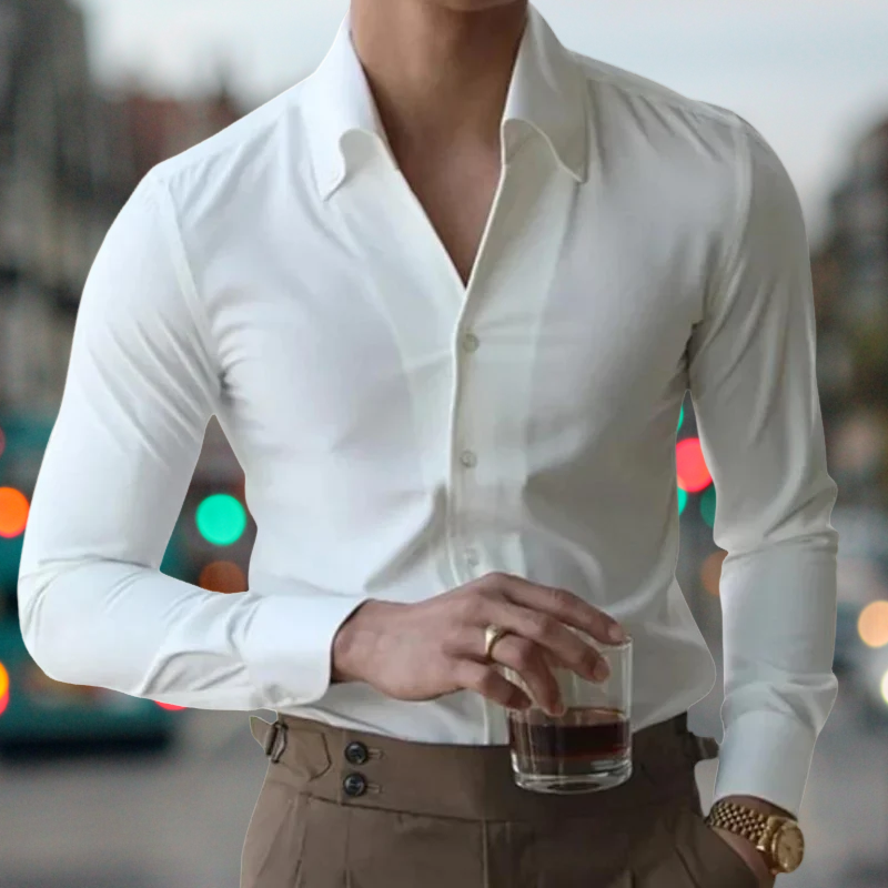 DuMont - Cama?a de calitate superioara cu nasturi