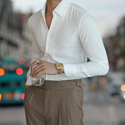 DuMont - Cama?a de calitate superioara cu nasturi