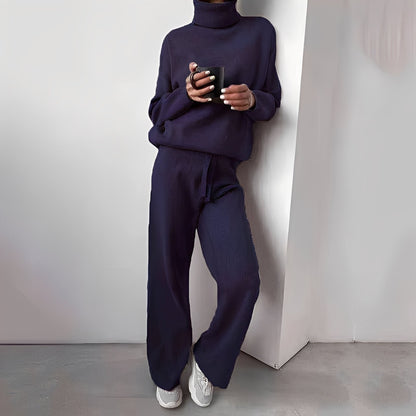 Kimberlee - Set simplu cu guler înalt pentru femei