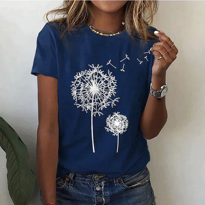 Nianna - Femei Tricou Vară Mânecă Scurtă