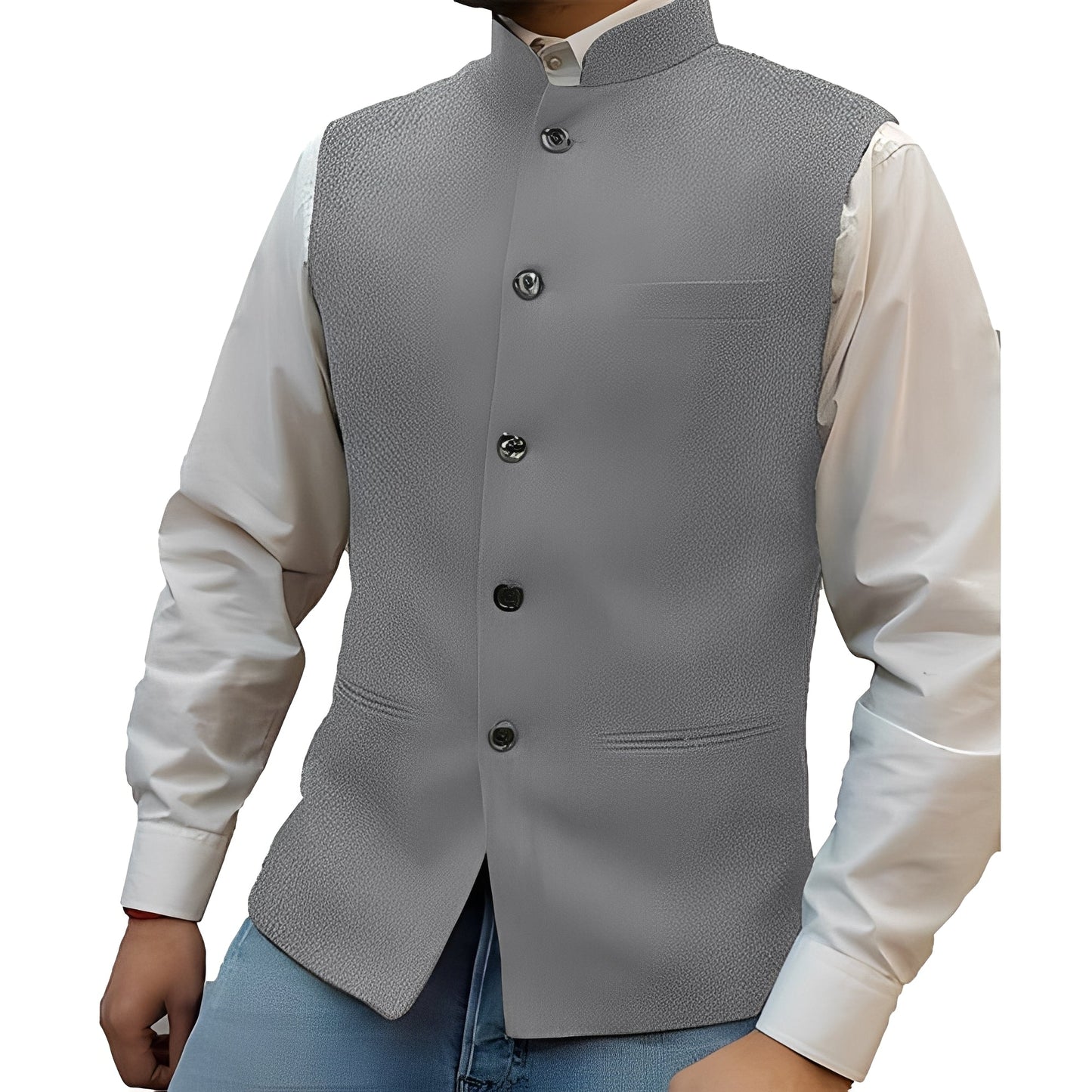 Antonie - Vestă tradițională cu guler înalt pentru bărbați