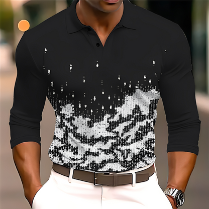 Adolphe - Polo sofisticat cu mâneci lungi pentru bărbați