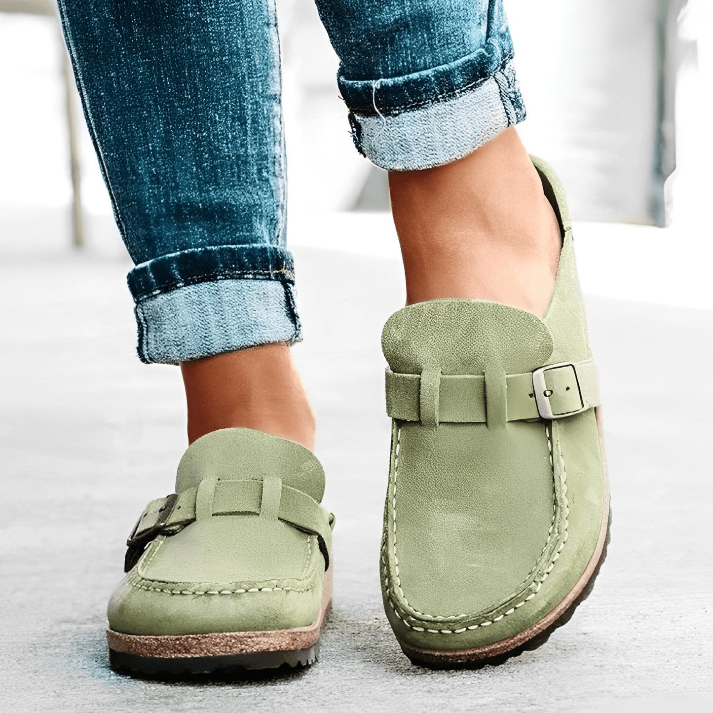Kestrel - Pantofi din piele întoarsă casual pentru femei