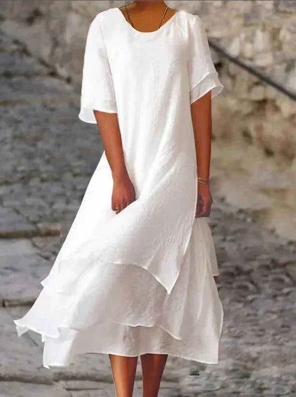 Maya - Rochie lungă elegantă cu croială feminină