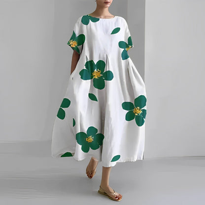 Naomi - Rochie boho maxi cu flori, perfectă pentru primăvară