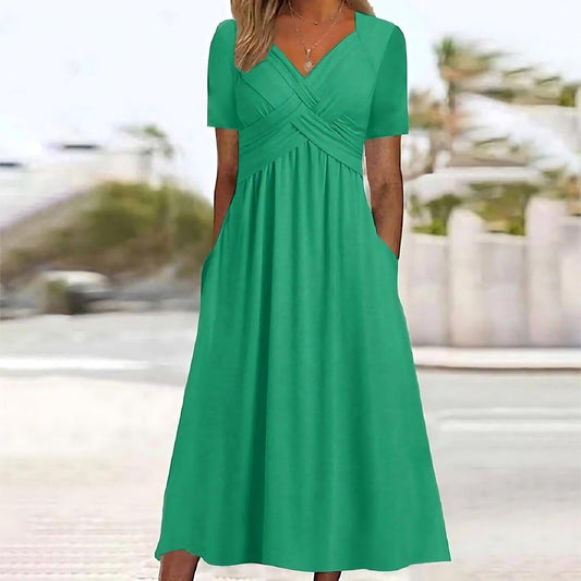 Norah – Rochie lungă cu croială elegantă