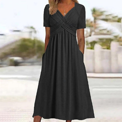 Norah – Rochie lungă cu croială elegantă