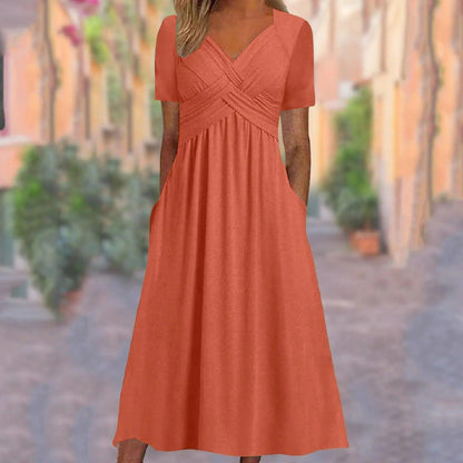 Norah – Rochie lungă cu croială elegantă