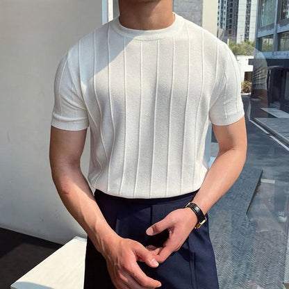 Sokka - Tricou lejer cu dungi pentru bărbați