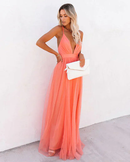 Lilibeth – Rochie Lungă Înflorire Delicată