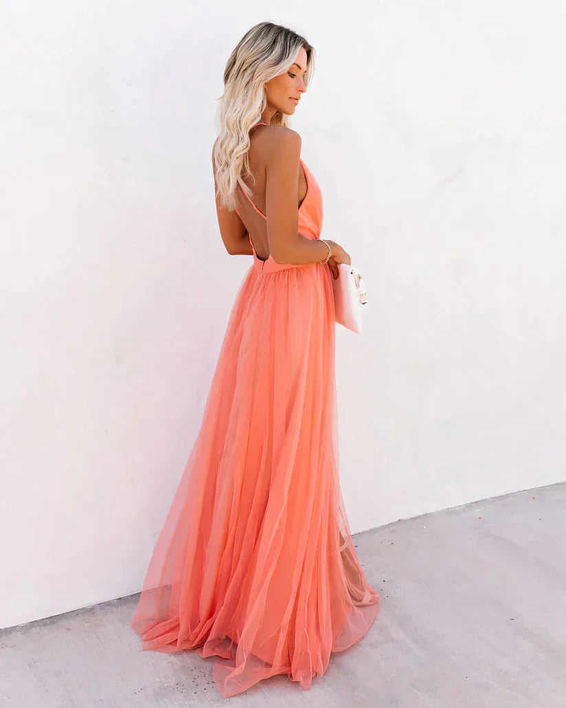 Lilibeth – Rochie Lungă Înflorire Delicată